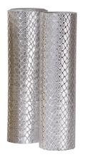 Serpentiner folie sølv 2-pk.